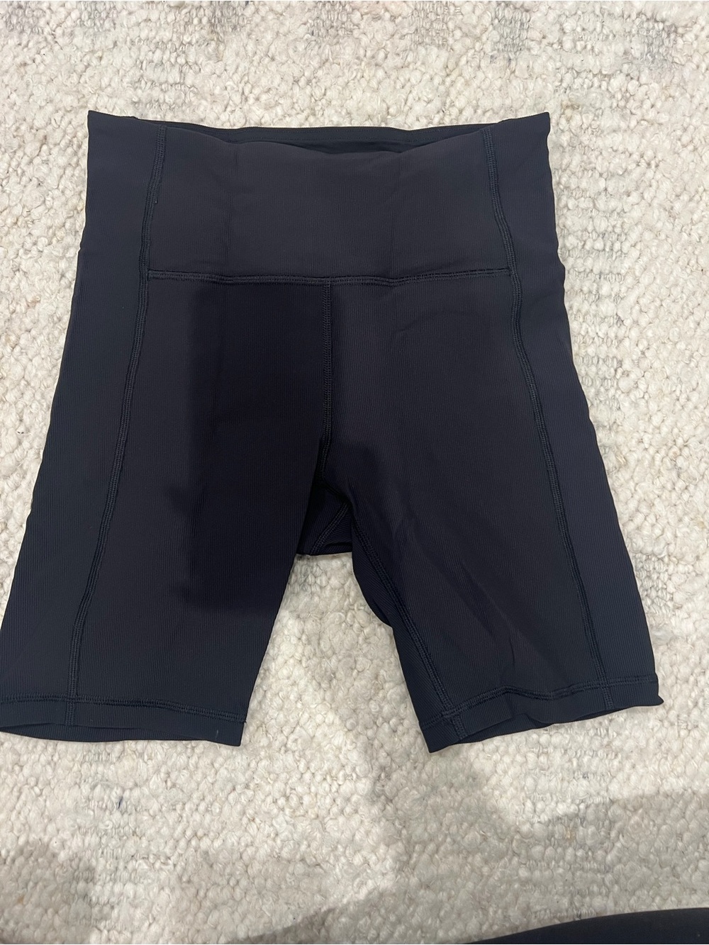 lululemon athletica Black High-Rise Bike Shorts